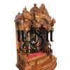 Exquisitely Crafted Big Wooden Mandir Temple Peacock Design for UK Exquisitely Crafted Big Wooden Mandir Temple Peacock Design for UK