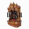 Exquisitely Crafted Big Wooden Mandir Temple Peacock Design for UK Exquisitely Crafted Big Wooden Mandir Temple Peacock Design for UK