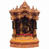 Exquisitely Crafted Big Wooden Mandir Temple Peacock Design for UK Exquisitely Crafted Big Wooden Mandir Temple Peacock Design for UK