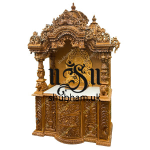 Buy Beautiful Big Engraved Wooden Temple Peacock Design Buy Beautiful Big Engraved Wooden Temple Peacock Design