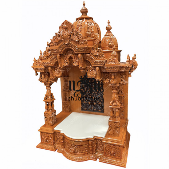 Sevan Wood Pooja Mandir Temple for Home