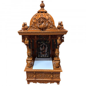 Buy Teak Wood Hand Carved Temple