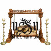 3 Seater Indian Indoor Wooden Swing Handcarved Indian Jhoola - Jhula UK