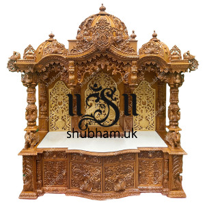Magnificent Teakwood Pooja Mandir