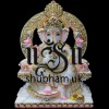 Pure White Marble Ganesh Statue Murti for Your Home Temple in the UK