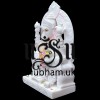 Hindu Ganesha Statue Stunning Ganapati Idol Carved in Pure White Marble