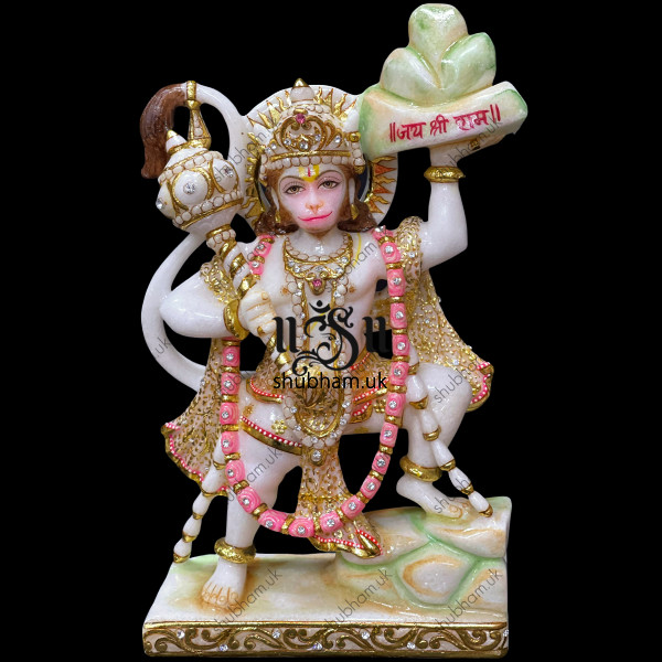 Buy Elegant Hanuman Ji Marble Murti Idol for your home Temple