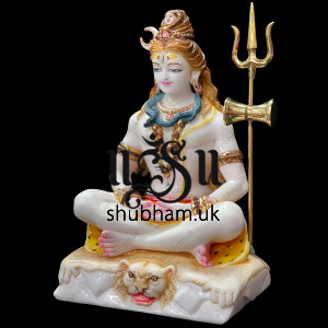 Buy Beautiful Handcarved Marble Idol Statue of Shiv Ji for your home Buy Beautiful Handcarved Marble Idol Statue of Shiv Ji for your home