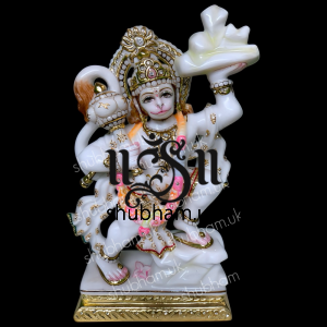 Exquisite Lord Bajrangi Hanuman Marble Statue Idol UK 15 inch