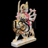 Exquisite White Marble Ambey Durga Maa Statues Murti for home