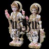 White Marble Lakshmi Maa Vishnu Ji Elegant Marble Murti UK