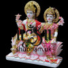 Bhagwan Laxmi Mata Vishnu Narayan Marble Statue 21 inch