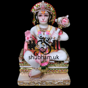 Our Signature Design Lord Hanuman Ji marble murti Idol for home
