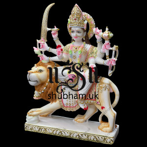Buy Beautiful Indian Goddess Marble Durga Maa Statue for your home temple in the UK Buy Beautiful Indian Goddess Marble Durga Maa Statue for your home temple in the UK