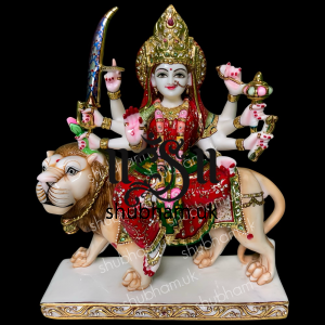 Superior Quality Durga Mata Marble Moorti Statue for home UK