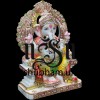 Charming Vinayak Murti Makrana Marble Ganesha Statue for Home