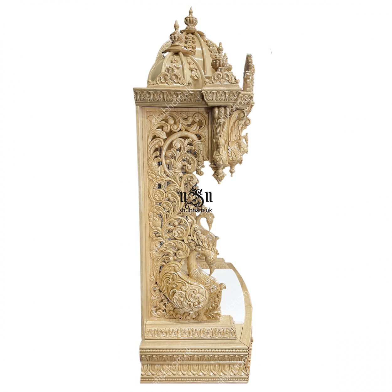 Beautifully Hand Carved Sevan Wooden Temple for home