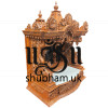 Elegant Crafted Teak wood Temple Puja Mandir UK