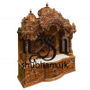 Engraved Beautifully Teak Wood Temple for Home in the UK