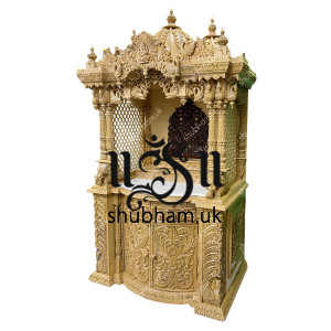 Buy Sevan Wood Hindu Temple for Home Buy Sevan Wood Hindu Temple for Home