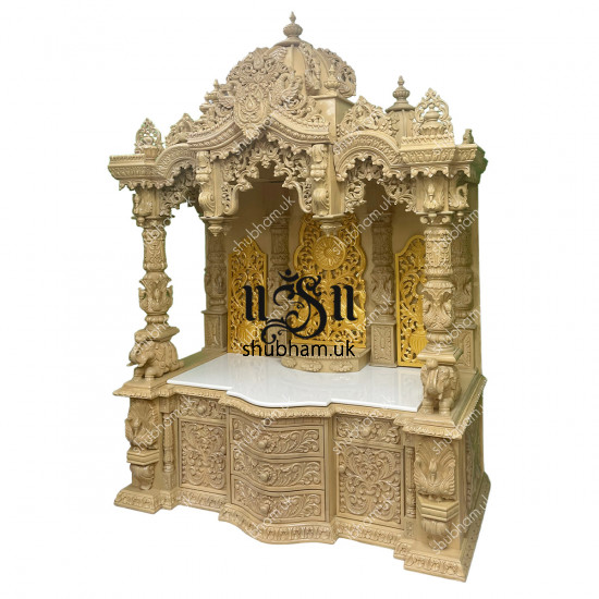 Authentic Indian Sevan Wood Mandir 