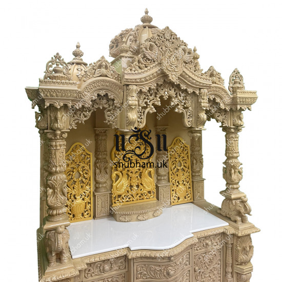 Authentic Indian Sevan Wood Mandir 