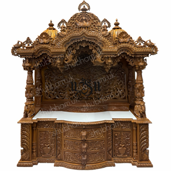 Buy Big Exquisite Wooden Mandir Temple in the UK
