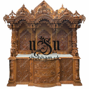 Buy Big Exquisite Wooden Mandir Temple in the UK