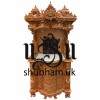 Ganesh design Wooden Temple with beautiful carved drawers