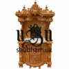 Engraved Beautifully high drawer Teak Wooden Temple UK