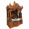 Superior Quality Teak Wooden Temple Puja Mandir for Home