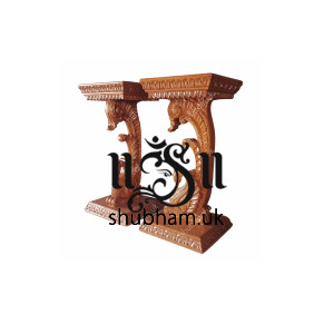 Elegantly Carved Peacock Design High Console Table for Hallway Elegantly Carved Peacock Design High Console Table for Hallway