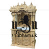Beautiful sevan wood Pooja Ghar Hindu Mandir Temple For Home
