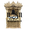 Beautiful sevan wood Pooja Ghar Hindu Mandir Temple For Home