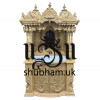 Beautiful sevan wood Pooja Ghar Hindu Mandir Temple For Home