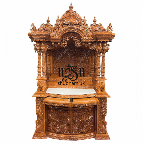 Buy online Wooden Altar for Home in Teak wood 