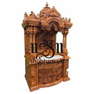 Buy online Wooden Altar for Home in Teak wood Buy online Wooden Altar for Home in Teak wood
