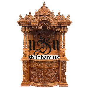 Buy online Wooden Altar for Home in Teak wood 