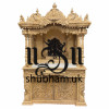 Antique Style Hand carved Wooden Pooja Ghar UK - Canada - USA Antique Style Hand carved Wooden Pooja Ghar UK - Canada - USA