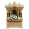 Antique Style Hand carved Wooden Pooja Ghar UK - Canada - USA Antique Style Hand carved Wooden Pooja Ghar UK - Canada - USA