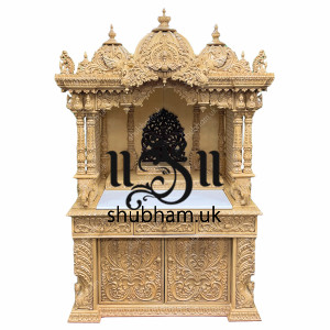 Antique Style Hand carved Wooden Pooja Ghar UK - Canada - USA
