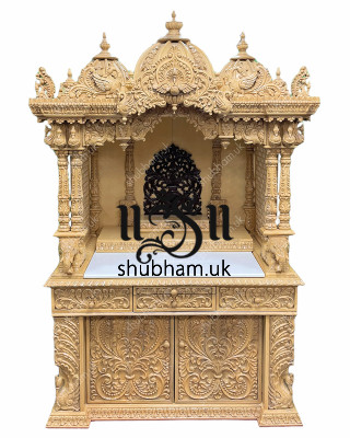 Antique Style Hand carved Wooden Pooja Ghar UK - Canada - USA