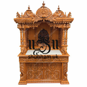 Pooja Ghar Teak Wooden Mandapam for home in UK - Canada - USA