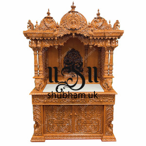 Pooja Ghar Teak Wooden Mandapam for home in UK - Canada - USA