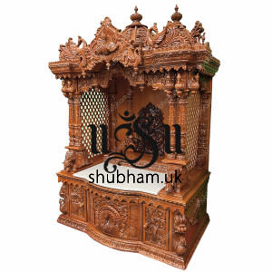 Traditional Hindu Hand Crafted Wooden Puja Mandir UK Traditional Hindu Hand Crafted Wooden Puja Mandir UK