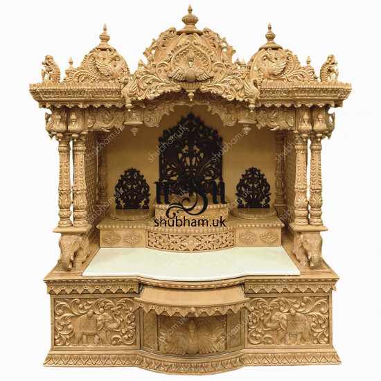 Sevan Wood Swaminarayan Mandir style Temple for Home