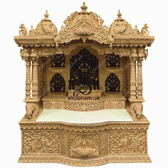 Sevan Wood Swaminarayan Mandir style Temple for Home