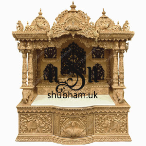 Sevan Wood Swaminarayan Mandir style Temple for Home