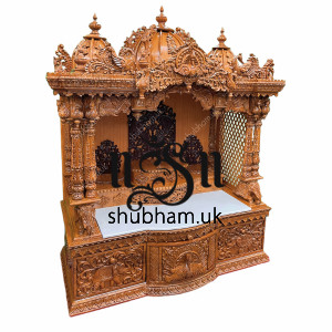Exquisite Large size Hindu Wooden mandir Temple for Home Exquisite Large size Hindu Wooden mandir Temple for Home