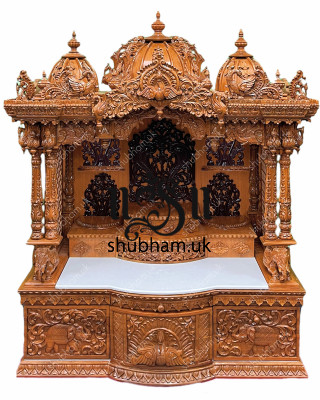 Exquisite Large size Hindu Wooden mandir Temple for Home